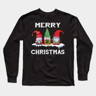 Funny Merry Christmas Family Matching Xmas New Year Eve 2024 Long Sleeve T-Shirt